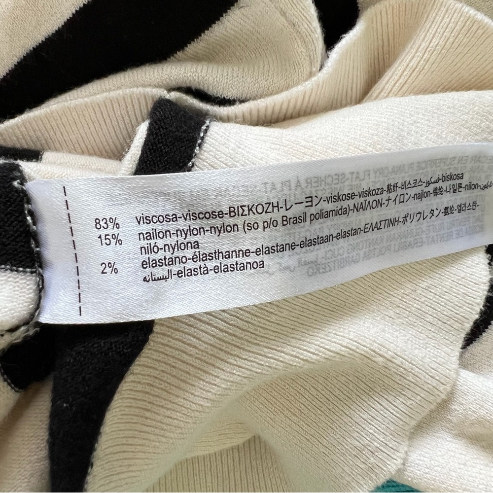 Zara Black and White Striped Sweater - Picture 5 of 6
